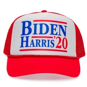 Joe Biden Kamala Harris 2020 Printed Truckers Hat Adult Unisex Cap Red/White